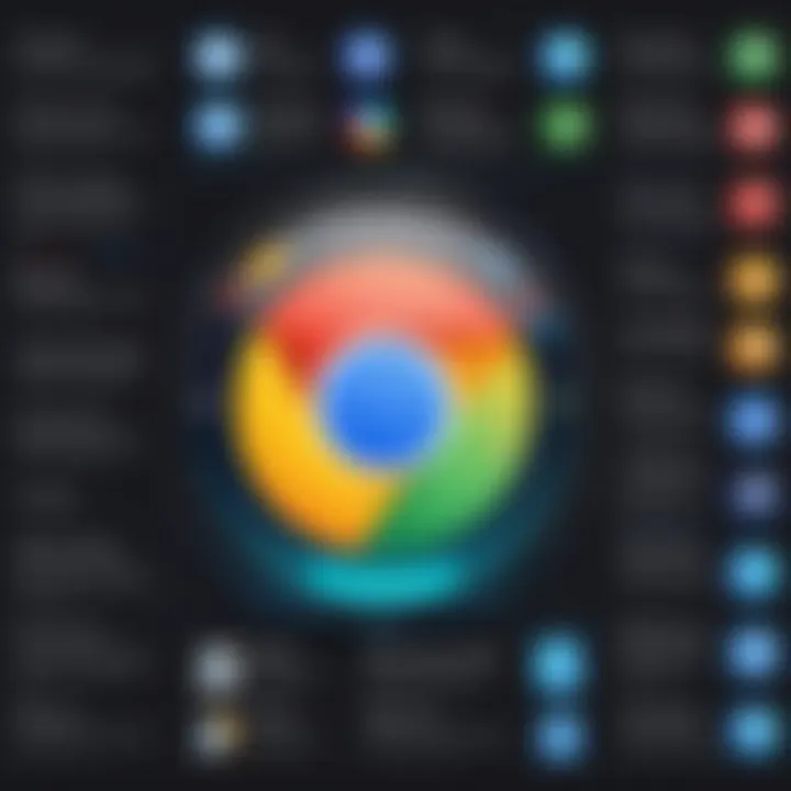 An infographic showcasing the privacy features of different web browsers