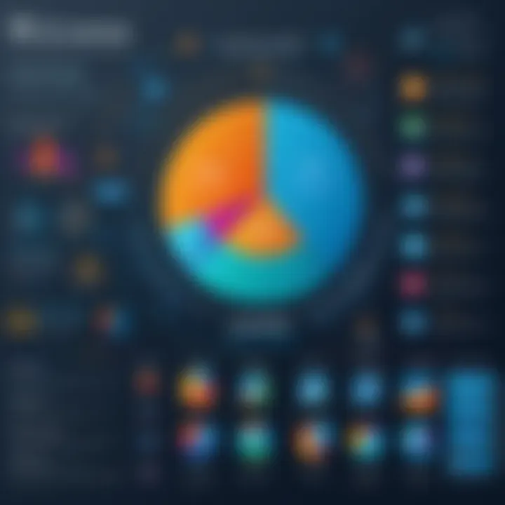 Infographic summarizing the applications of XLSTAT in different fields