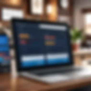 Optimized Dashboard for Barbershop Management Dashboard view of barbershop management software with scheduling features