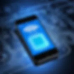 Illustration of NFC technology in action