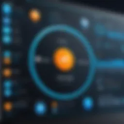 Interface showcasing Vonage Business Application features