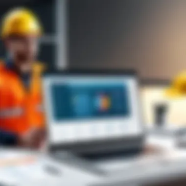 Benefits of Project Management Software A visual representation of the benefits of implementing construction project management software.