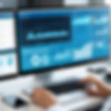 Overview of EMR Software Interface Innovative EMR software interface showing patient data management