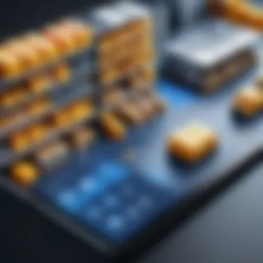 Advanced Interface of QAD WMS Advanced software interface showcasing warehouse management features