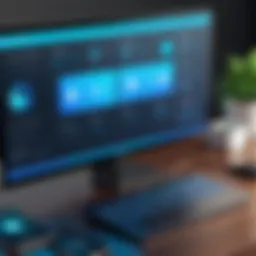 Overview of EaseUS Backup Home interface showcasing user-friendly design.
