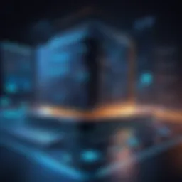 Visual representation of business content management systems architecture