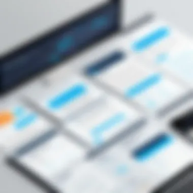 Drag-and-Drop Website Design Illustration of website design process using Duda's drag-and-drop functionality