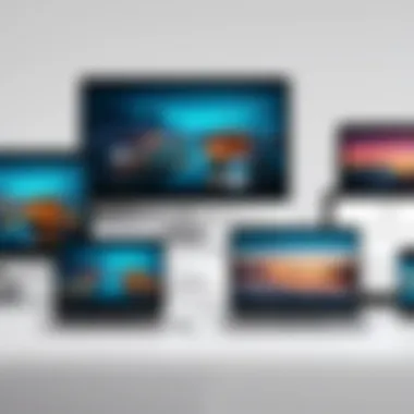 Responsive Design Across Devices Visual representation of Duda's responsive design capabilities across devices