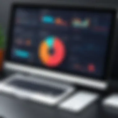 Email Marketing Dashboard Insights Innovative email marketing dashboard showcasing analytics