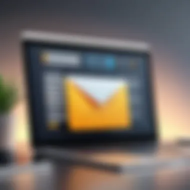 User interface of a leading email marketing software