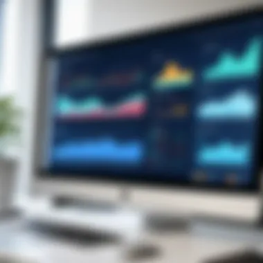 Analytics Dashboard of Project Management Software Dashboard of enterprise project management software showcasing analytics