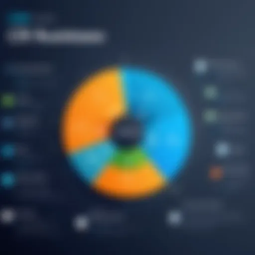 Comparison chart of CRM features