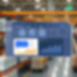 Interface of Kuebix TMS showcasing logistics dashboard