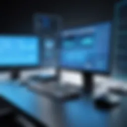 Conceptual representation of virtual desktop infrastructure