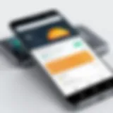Visual representation of a spam filter interface on an Android device