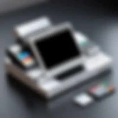 Components of an Ordering POS System A diagram illustrating various components of an ordering POS system
