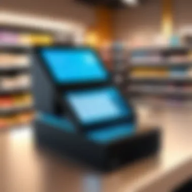 Point of Sale Technology in Retail Visual representation of point of sale technology in a retail environment