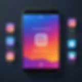 User interface of a popular Instagram management tool