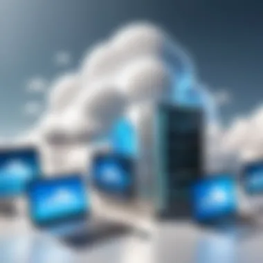 Understanding Cloud Backup Architecture Cloud backup infrastructure representation