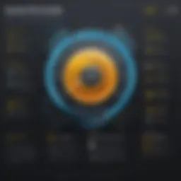 User interface of Symantec Antivirus Software showcasing features and functionalities.