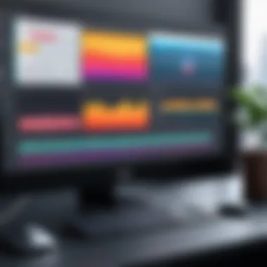 Comparison chart of montage editing tools and their features