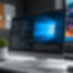 Dynamic interface of Edge browser showcasing features