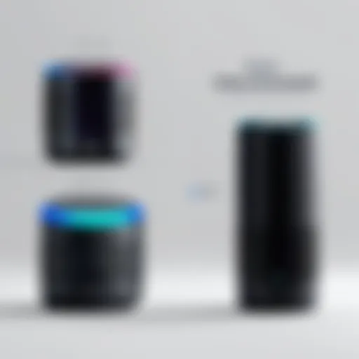 A timeline depicting the evolution of voice assistant software