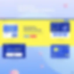 A modern website design interface showcasing various templates and customization options