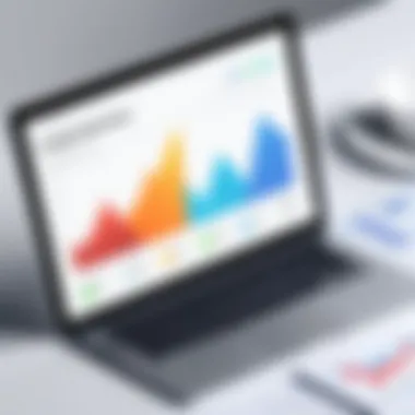 Graph showcasing funding success rates with grant software