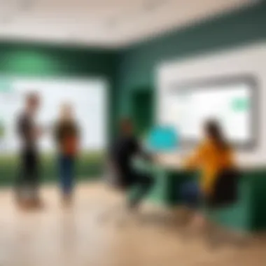 Customers Engaging with Trustpilot for Reviews Happy customers leaving positive reviews