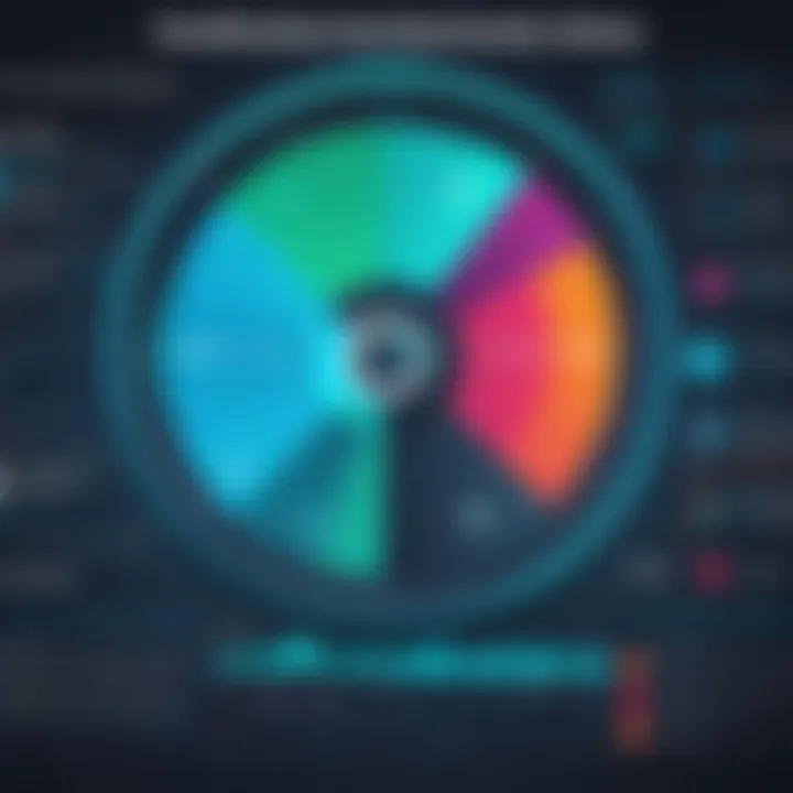 Visual representation of workforce productivity metrics