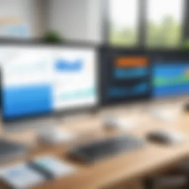 Church Management Software Dashboard Overview Visual representation of church management software dashboard