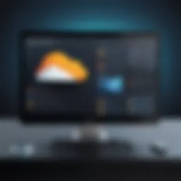 A sleek interface of Cloud Guru Linux showcasing user-friendly navigation