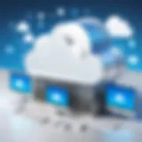 A secure cloud storage environment showcasing data integrity