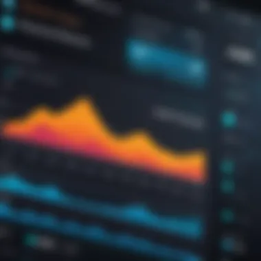 Dashboard of payment processing system demonstrating analytics