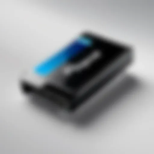 Close-up of PayPal card reader showcasing its sleek design