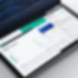 Modern rent collection software interface