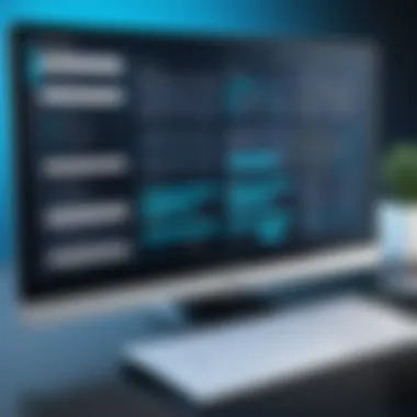 Innovative User Interface of Reservation Software Dynamic event reservation interface showcasing a modern design