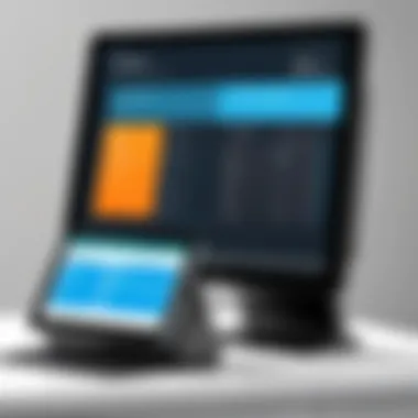 Advanced POS Software Interface Detail view of advanced POS software interface