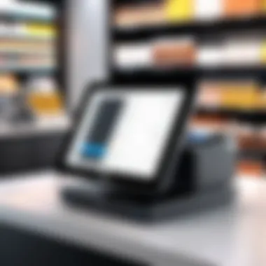 Innovative POS Hardware Setup Innovative POS hardware setup in a retail environment