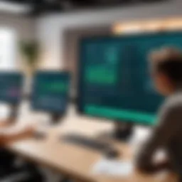 Dynamic interface of the Schoox app showcasing user engagement