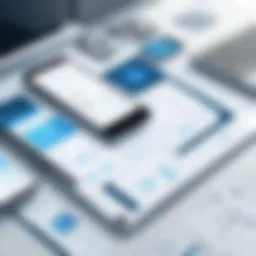 Architectural diagram showcasing SmartDraw's interface and tools