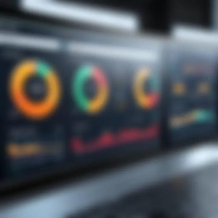 Dashboard displaying key performance metrics for mechanics