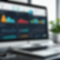 A dynamic dashboard showcasing nonprofit software analytics