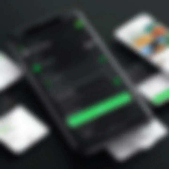 Cash App interface showcasing transaction features