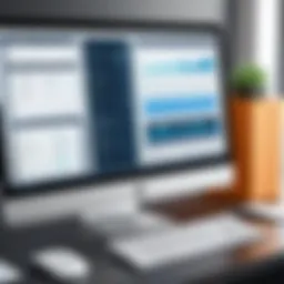 A visual representation of enterprise legal software interface