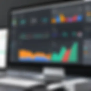 Google Analytics Data Studio Dashboard Overview Visual representation of Google Analytics Data Studio dashboard