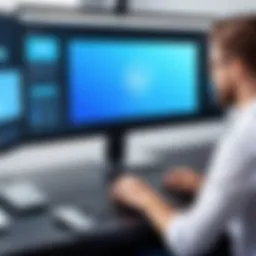 Close-up of advanced video conferencing technology