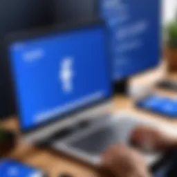 StreamYard interface showcasing Facebook integration