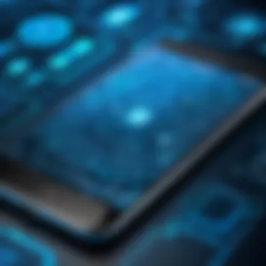 Encryption Algorithms in Mobile Devices Visual representation of encryption algorithms in mobile devices